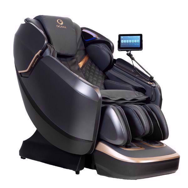 OGAWA Maestro Ai - Iridium Grey - 4D Massagestol - Set fra siden