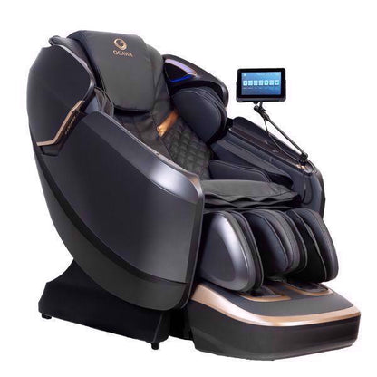OGAWA Maestro Ai - Iridium Grey - 4D Massagestol - Set fra siden