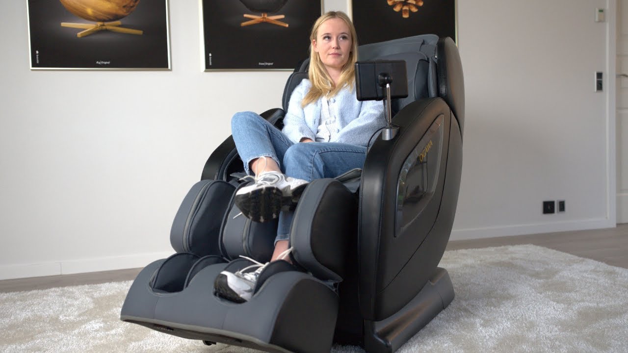 IWAO Nova med 2026 teknologi - 8D Massagestol - Sort