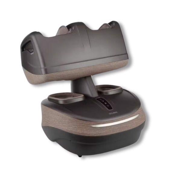 OGAWA Omknee 2 Fodmassage - AshGrey legmassageapparat vist i omvendt montering